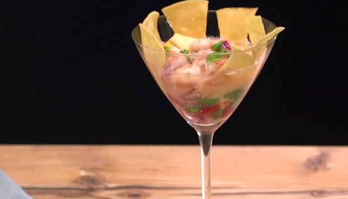 Ceviche de gambas